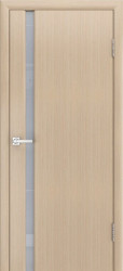 Межкомнатная дверь Модерн-1 ПО (Дуб белёный/Белый триплекс)