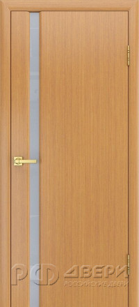 Межкомнатная дверь Модерн-1 ПО (Дуб розовый/Белый триплекс)