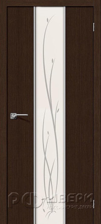Межкомнатная дверь Глейс-2 Twig 3D ПО (Венге/Twig)