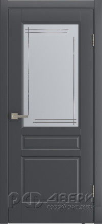 Межкомнатная дверь Belli ПО (Графит эмаль)