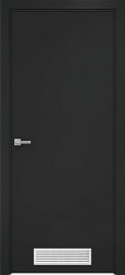 Межкомнатная дверь ДПГ (Тёмно серый/Вент.решетка)