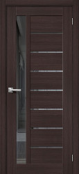 Межкомнатная дверь Порта 27 ПО (Wenge Melinga/Mirox Grey)