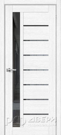 Межкомнатная дверь Порта 27 ПО (Snow Melinga/Mirox Grey)