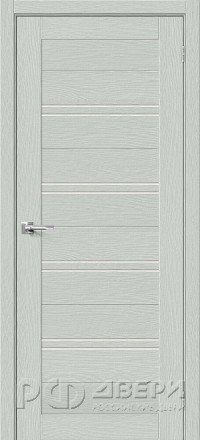 Межкомнатная дверь Порта 28 ПО (Grey Wood/Magic Fog)