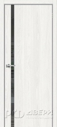 Межкомнатная дверь Порта-1.55 ПО (White Dreamline/Mirox Grey)