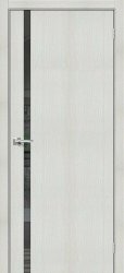 Межкомнатная дверь Порта-1.55 ПО (Bianco Veralinga/Mirox Grey)