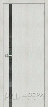Межкомнатная дверь Порта-1.55 ПО (Bianco Veralinga/Mirox Grey)