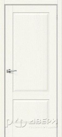 Межкомнатная дверь Прима-12 ПГ (White Wood)
