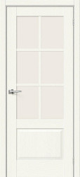 Межкомнатная дверь Прима-13.0.1 ПО (White Wood/Magic Fog)