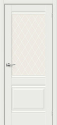 Межкомнатная дверь Прима-3 ПГ (White Matt)