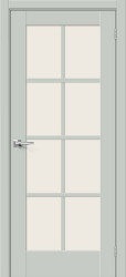 Межкомнатная дверь Прима-11.1 ПО (Grey Matt/Magic Fog)