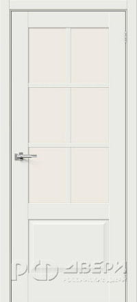 Межкомнатная дверь Прима-13.0.1 ПО (White Matt/Magic Fog)