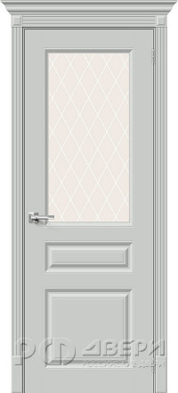 Межкомнатная дверь Скинни-15.1 ПО (Grace/White Сrystal)