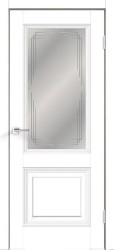 Межкомнатная дверь Alto 10 2V ПО (Белый/Мателюкс)