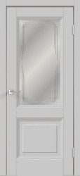Межкомнатная дверь Alto 10 2V ПО (Серый/Мателюкс)