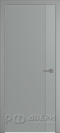 Межкомнатная дверь Синди-5 ПГ (Серая эмаль)