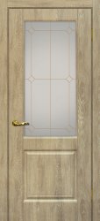 Межкомнатная дверь Версаль-1 ПО (Дуб песочный/Сатинат)