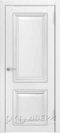 Межкомнатная дверь ЛУ-171 ПГ (Белый эмалит)