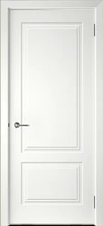Межкомнатная дверь Левел-2 ПГ (Белая эмаль)