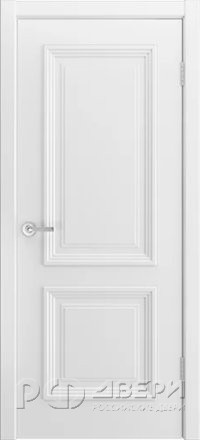 Межкомнатная дверь Скалино-2 ПГ (Белая эмаль)