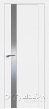 Межкомнатная дверь 62U (Аляска/Матовое серебро)