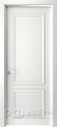 Межкомнатная дверь Авангард 2 ПГ (Белая Эмаль)