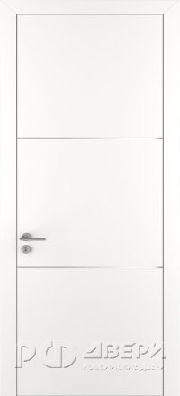Межкомнатная дверь К11 ПГ AL кромка (Белый)