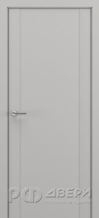 Межкомнатная дверь S25 ПГ (Серый)