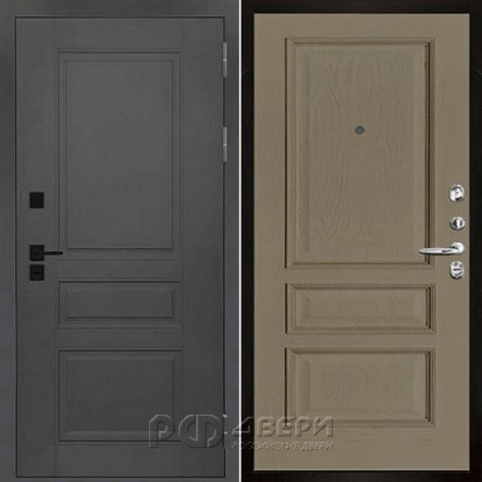 Входная металлическая дверь Сенатор ПЛЮС SOLID Вена (Cерый нубук soft/Нефрит)