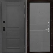 Входная металлическая дверь Сенатор ПЛЮС SOLID Fusion (Cерый нубук soft/Grigio (Ral 7015))