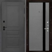 Входная металлическая дверь Сенатор ПЛЮС SOLID Uno (Cерый нубук soft/Grigio (Ral 7015))