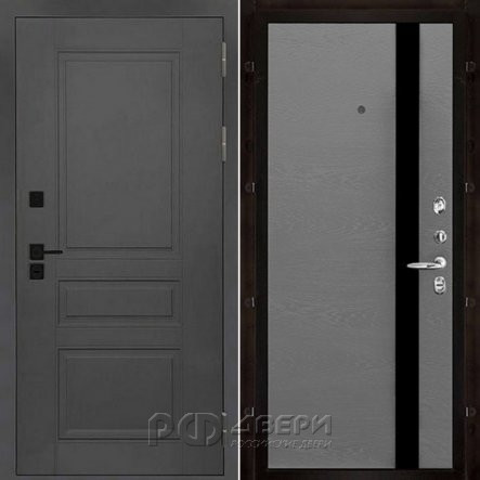 Входная металлическая дверь Сенатор ПЛЮС SOLID Uno (Cерый нубук soft/Grigio (Ral 7015))