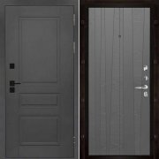 Входная металлическая дверь Сенатор ПЛЮС SOLID Trend (Cерый нубук soft/Grigio (Ral 7015))
