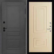 Входная металлическая дверь Сенатор ПЛЮС SOLID 62002 (Cерый нубук soft/Керамик Серена)