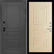 Входная металлическая дверь Сенатор ПЛЮС SOLID 62001 (Cерый нубук soft/Керамик Серена)