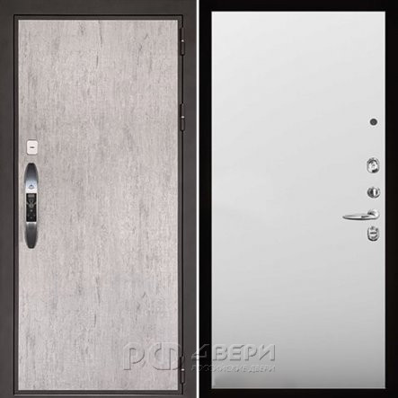 Входная металлическая дверь Новатор Aurum (Серый шпат/Манхэттен гладкий)