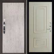 Входная металлическая дверь Новатор 62002 (Серый шпат/Светло-серый Серена)
