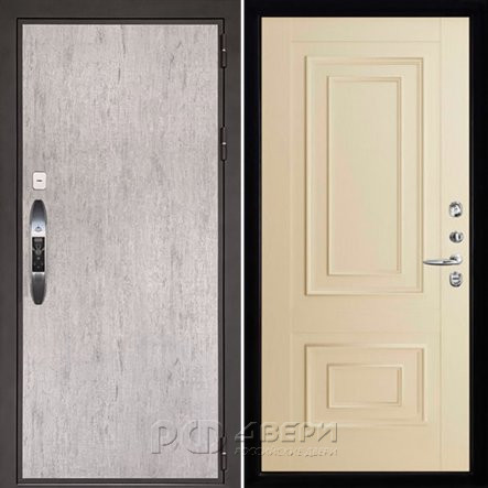 Входная металлическая дверь Новатор 62002 (Серый шпат/Керамик Серена)