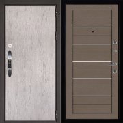 Входная металлическая дверь Новатор LIGHT 2127 (Серый шпат/Тортора Soft)