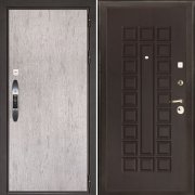 Входная металлическая дверь Новатор Стандарт (Серый шпат/Венге)