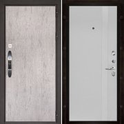 Входная металлическая дверь Новатор Uno (Серый шпат/Chiaro (Ral 9003))