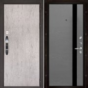 Входная металлическая дверь Новатор Uno (Серый шпат/Grigio (Ral 7015))