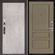 Входная металлическая дверь Новатор Вена (Серый шпат/Нефрит)