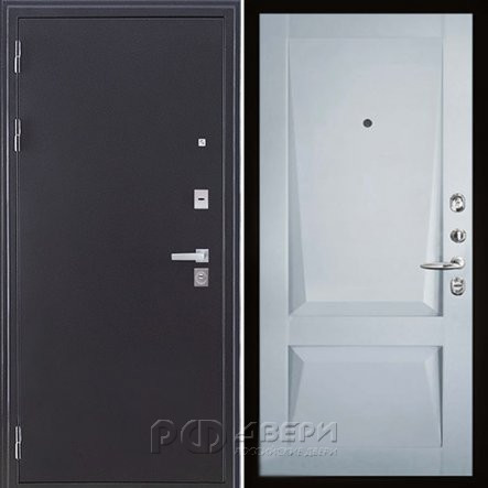 Входная металлическая дверь Колизей Perfecto (Темное серебро антик/Светло-серый бархат)