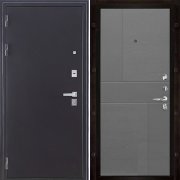 Входная металлическая дверь Колизей Fusion (Темное серебро антик/Grigio (Ral 7015))