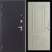 Входная металлическая дверь Колизей 62002 (Темное серебро антик/Светло-серый Серена)
