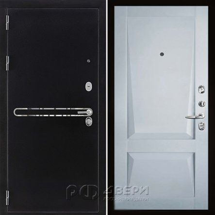 Входная металлическая дверь Президент S1Z Perfecto (Графит с блестками антик/Светло-серый бархат)