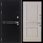 Входная металлическая дверь Президент S1Z Виктория (Графит с блестками антик/Эмаль слоновая кость)