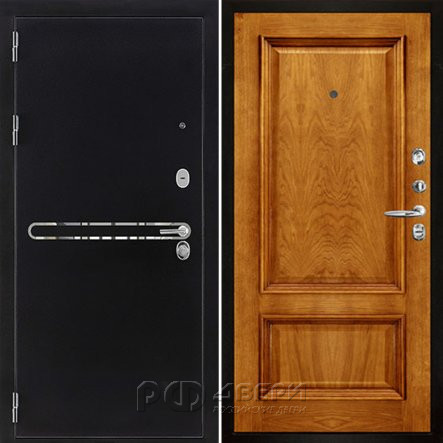 Входная металлическая дверь Президент S1Z Корсика (Графит с блестками антик/Дуб Patina Antico)