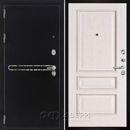 Входная металлическая дверь Президент S1Z Вена (Графит с блестками антик/Белая патина)